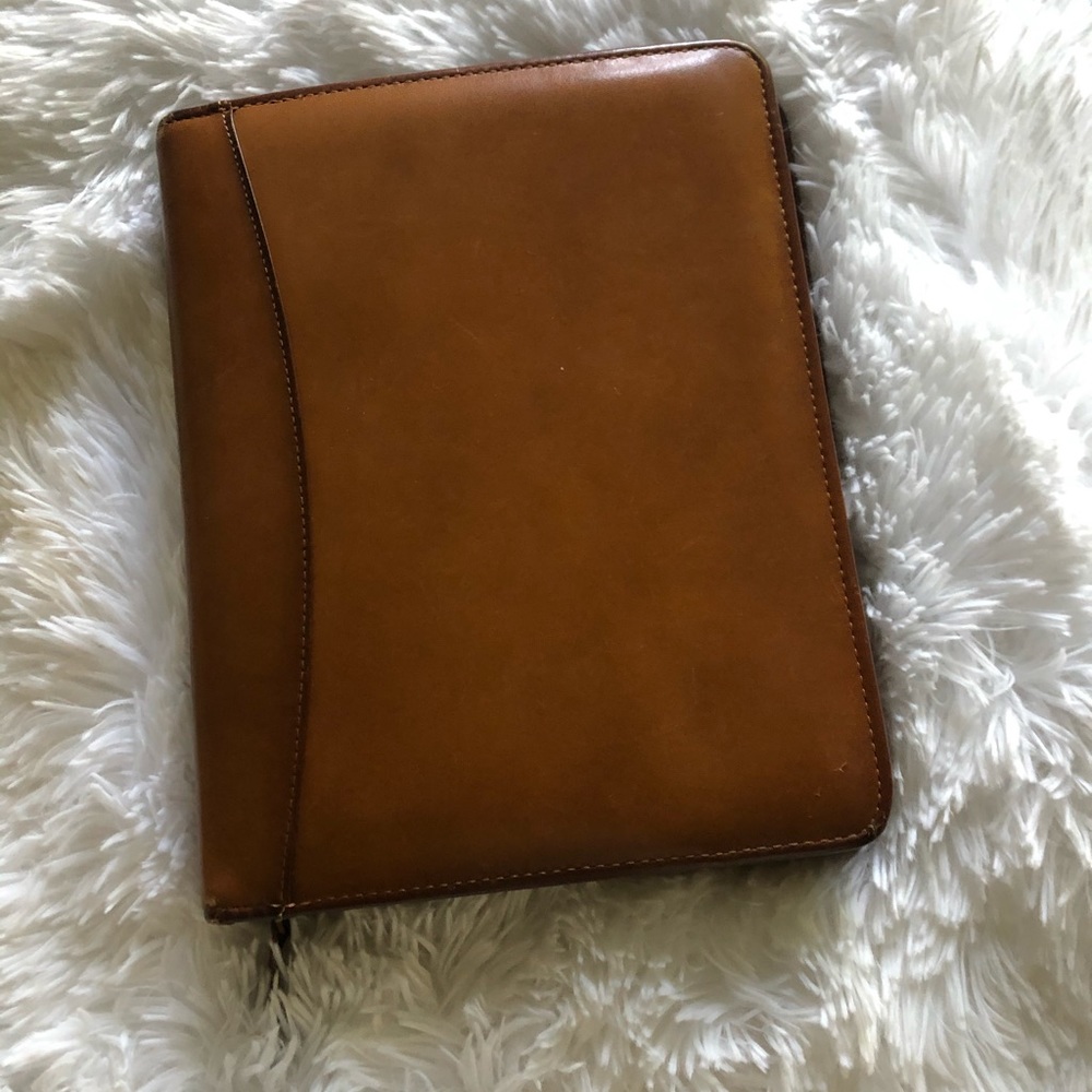 Beautiful leather planner!